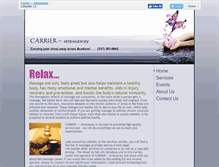 Tablet Screenshot of carrierstressaway.com
